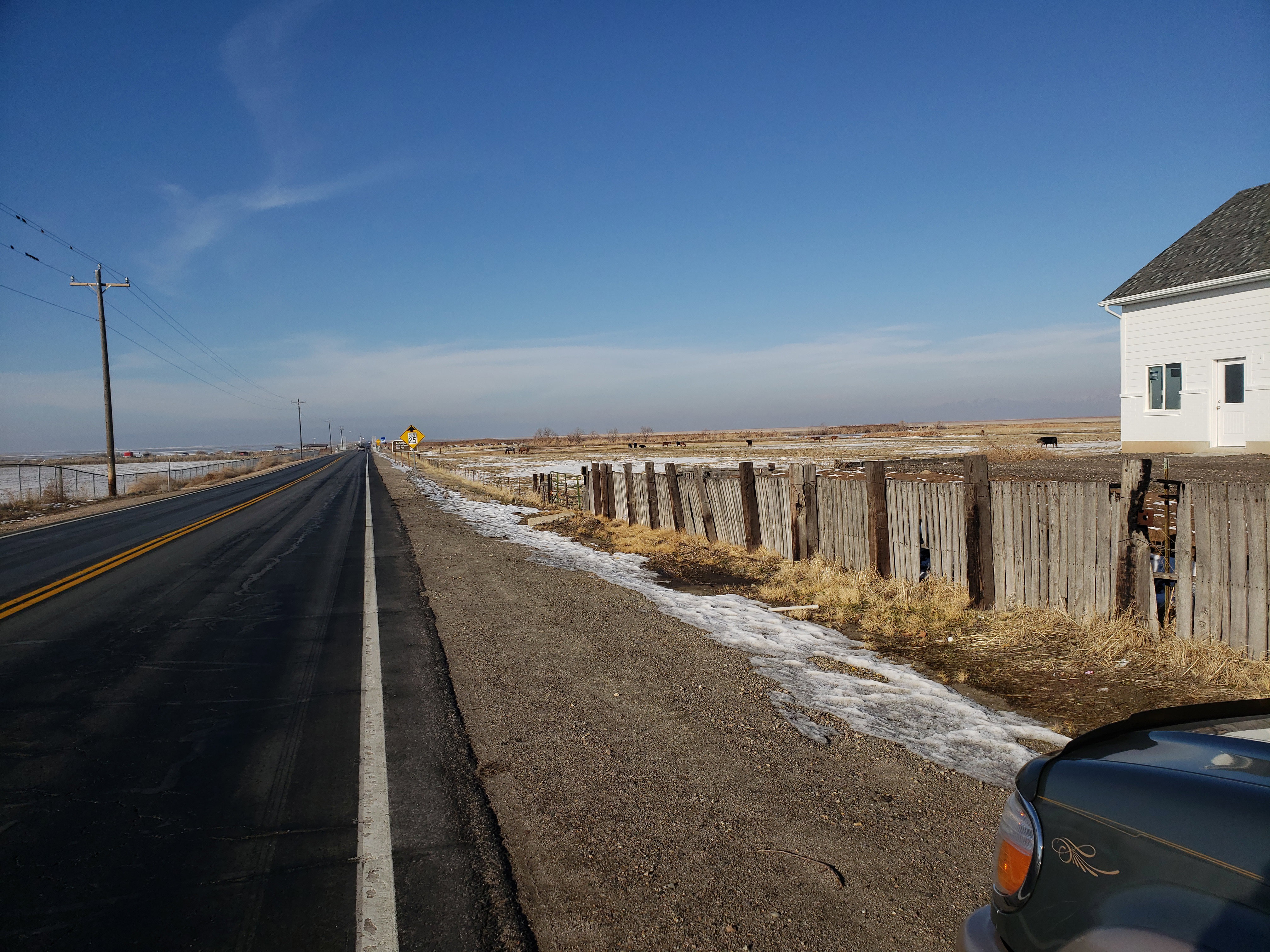 LOOKING WEST