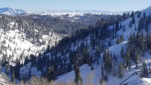 West view to Sundown Ski Lift Powder Mountain