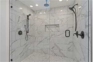 Over Sized Master Double Shower