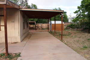 View of patio