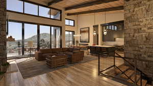 Teleios Great Room - Rendering