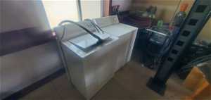 Washer and dryer that will be left for the convenience of the buyer.