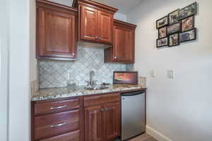 wet bar upstairs