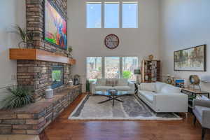 open and natural light in great room