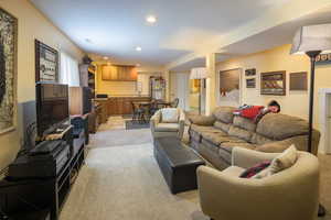 Basement Family Room, Mini Kitchen