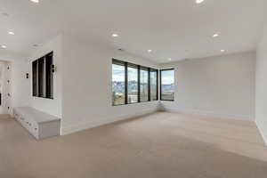 family room and reading nook