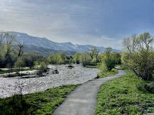 Seasonal North Fork River next to Preserve Communi