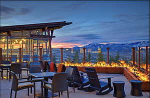 The Shed; Inspired by Park City’s silver mining history, this 16,000-square-foot contemporary amenity is an imaginative architectural interpretation of an old mining shed, designed by acclaimed Frank Lloyd Wright Taliesin-trained architect, John Sather.