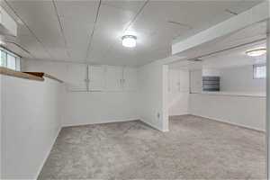 Large basement bedroom or additional gathering area