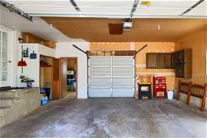Garage Door access to workshop or additional Garage storage