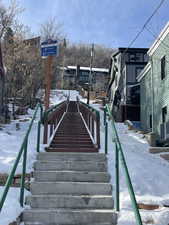 10th Street stairs to skiing and trails