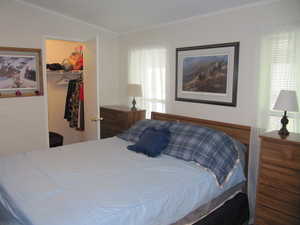 View of master bedroom