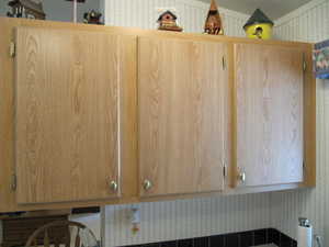 Close up of cabinets