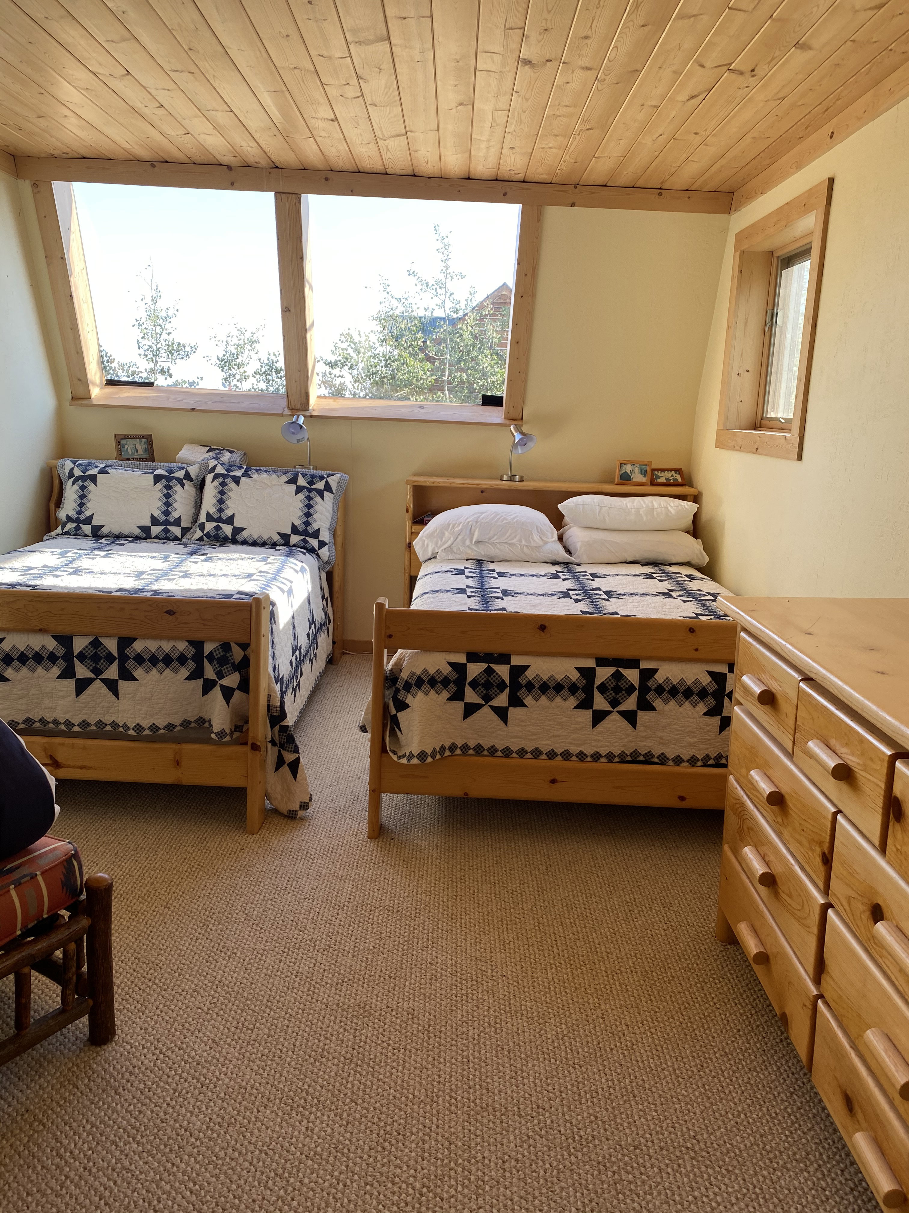 Fits two queen beds