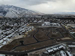 Birds eye view of property- South