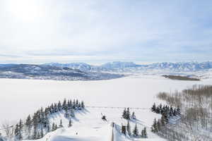 View of mountain background