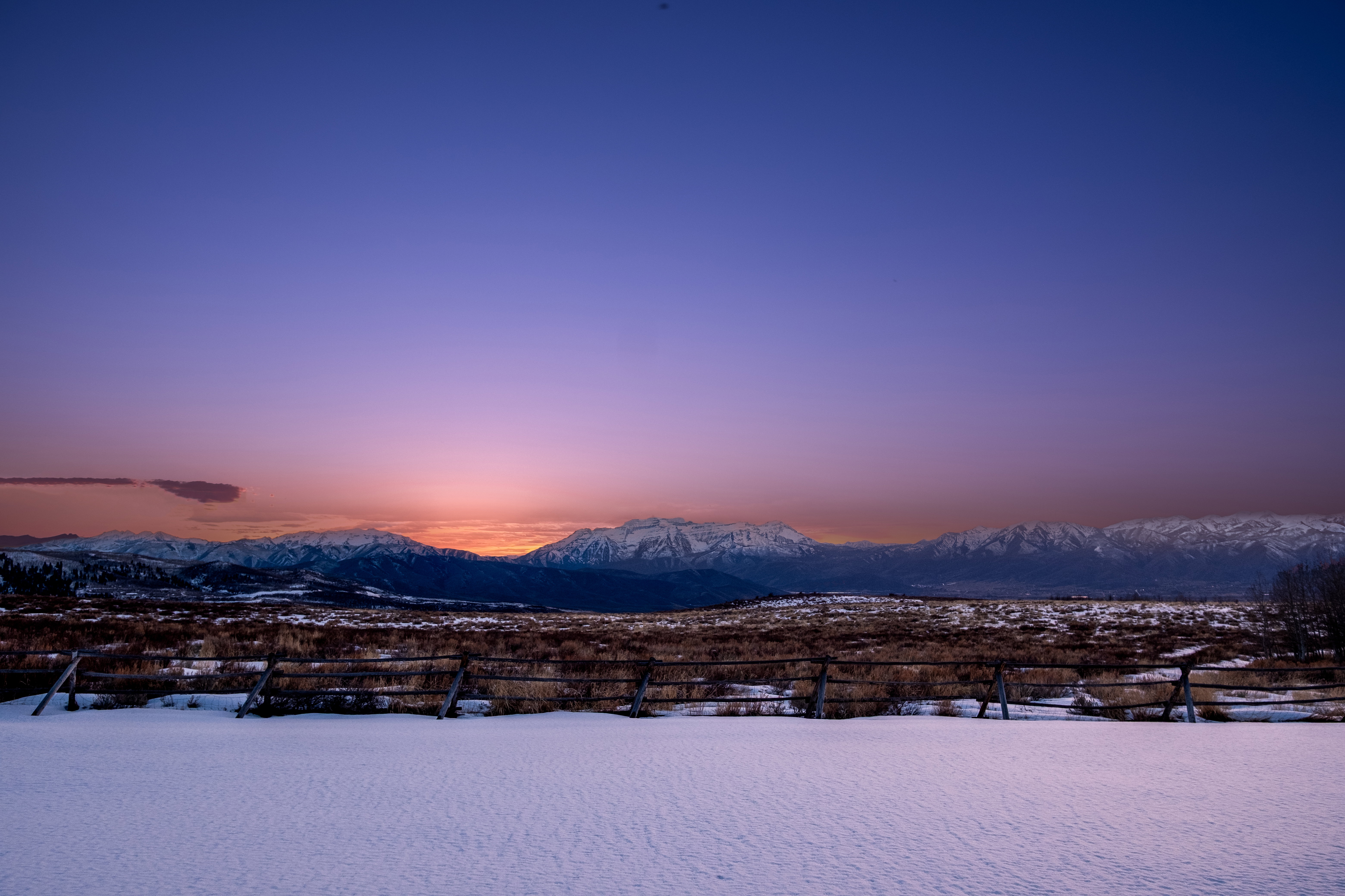 View of mountain backdrop