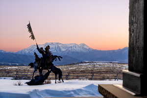 View of mountain backdrop