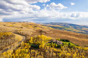 View of mountain backdrop