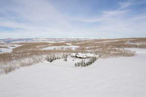 View of mountain background