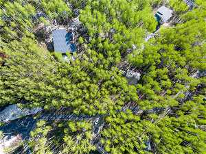 Aerial View of Awesome wooded lot