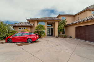 View of mediterranean / spanish-style home