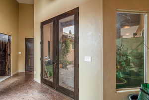 Foyer featuring tile flooring