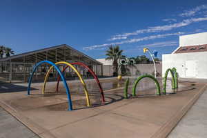 View of jungle gym