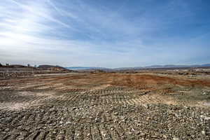 View of mountain feature with a rural view