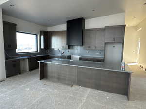 Kitchen featuring extractor fan