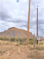 Power pole located on the property