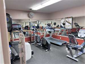 Convenient Gym Room in Community Center