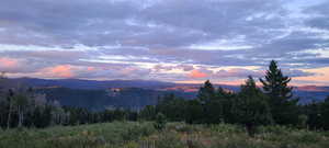 View of property view of mountains