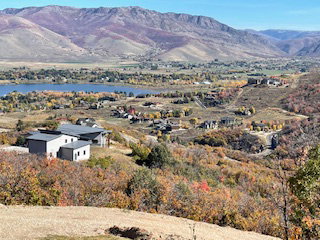 Exterior space featuring a mountain view