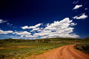 Exterior space with a rural view