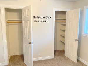 View of closet