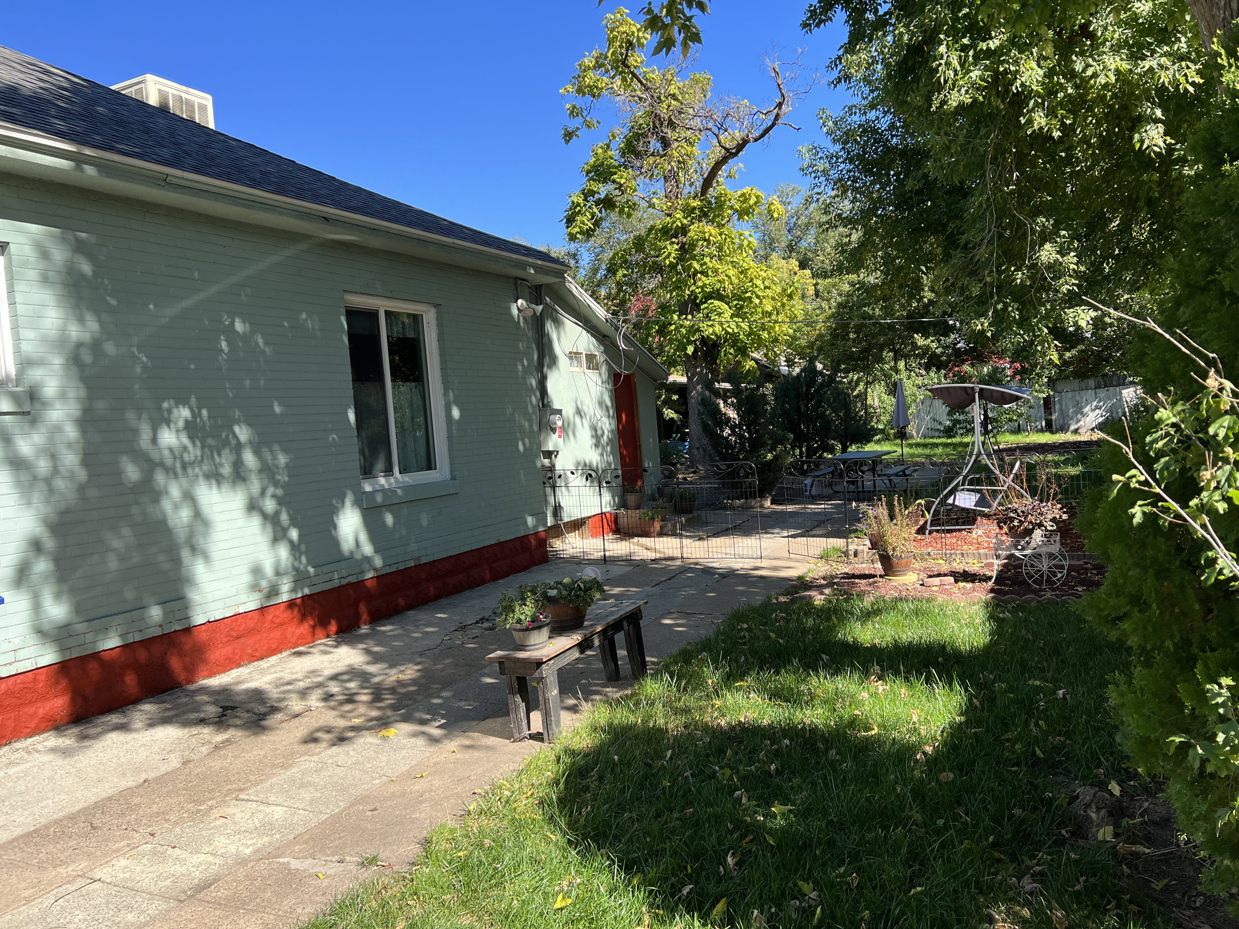 View of yard with a patio
