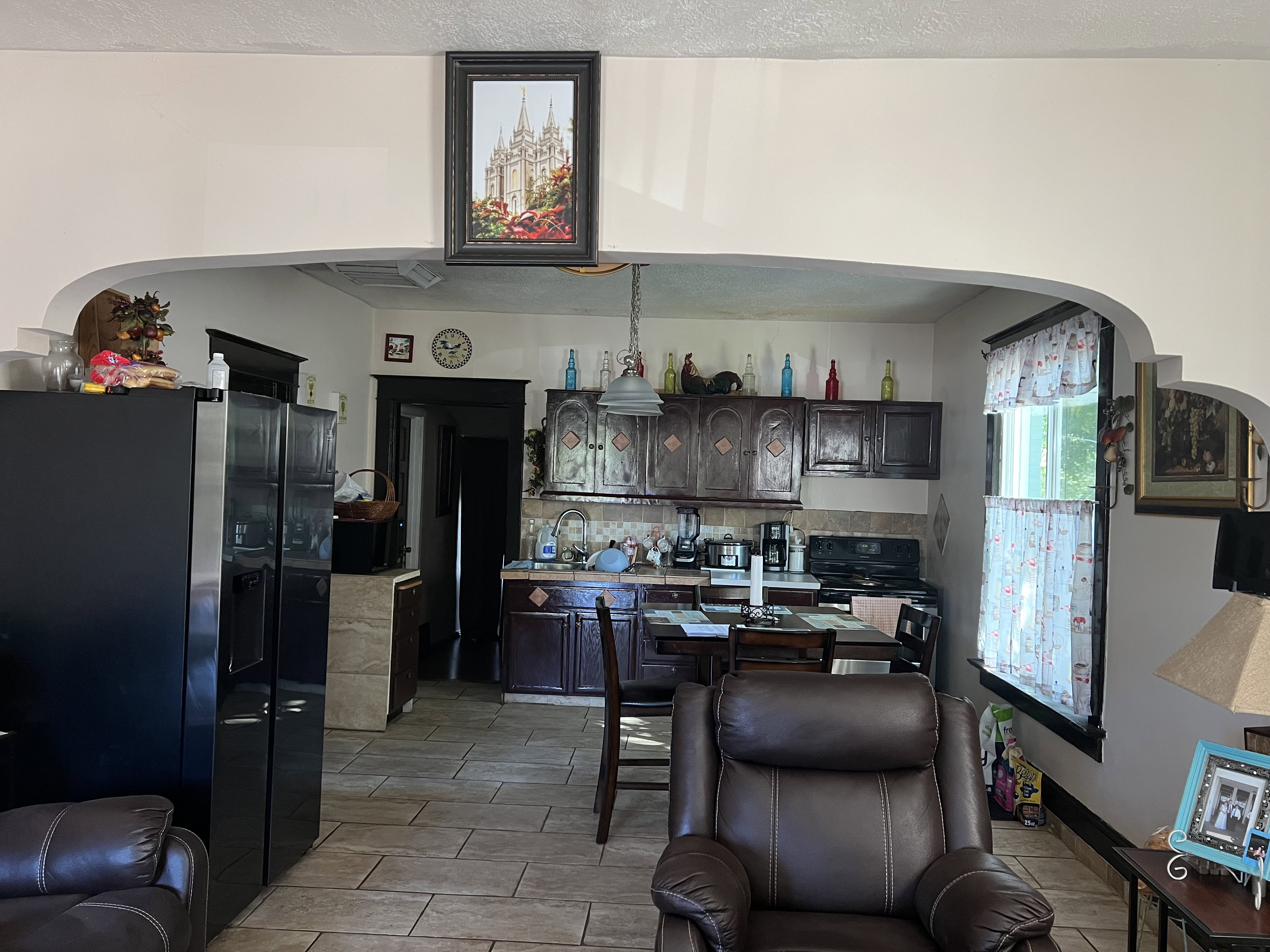 Interior space featuring sink