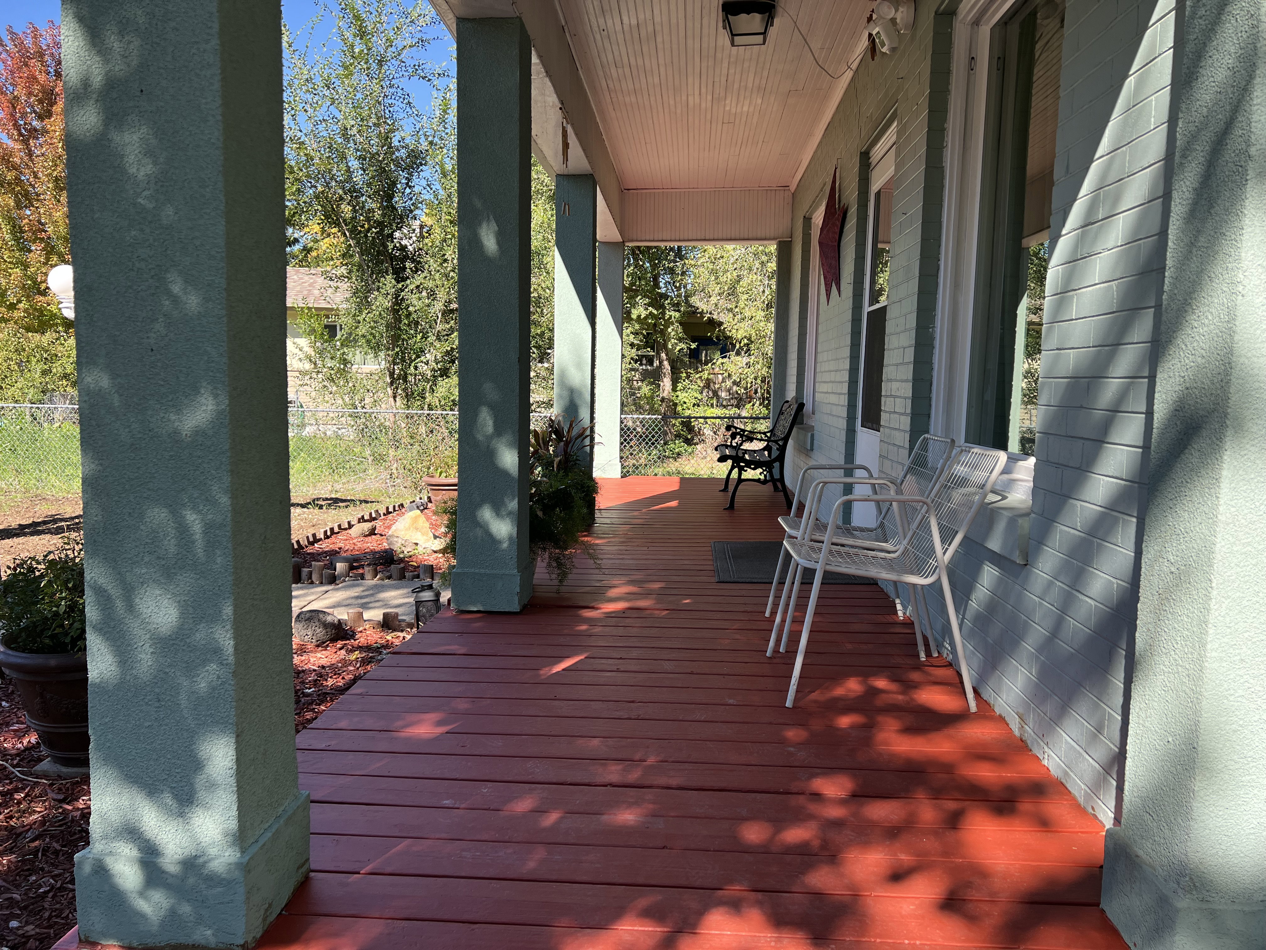 View of deck
