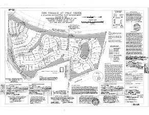 The Village at Wolf Creek plat map.