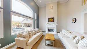 Great room with Gas fireplace