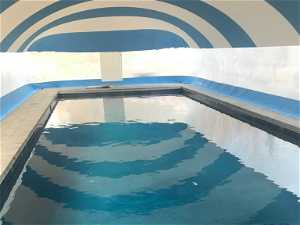 Pool inside the swim Dome