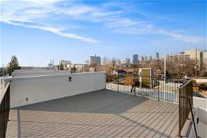 400 sq/ft rooftop deck