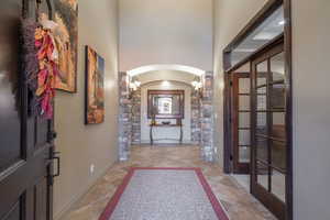 View of tiled foyer entrance