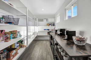 Enjoy tons of room in this huge walk in  pantry!