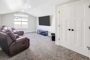 Bonus room with lofted ceilings,  can be a bedroom or extra living area