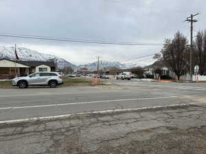 View of road featuring a mountain view