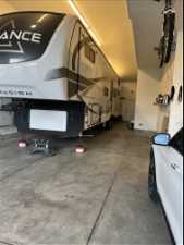 Garage is extra wide and extra tall, perfect for RV