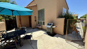 View of patio / terrace with grilling area