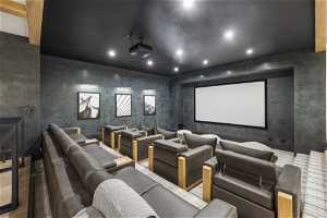 View of cinema room